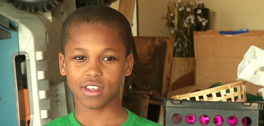 Rapaz de 10 anos cria dispositivo para evitar a morte dentro de carros sobreaquecidos