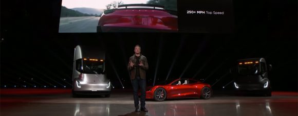 Tesla revela camião e “carro mais rápido do mundo”
