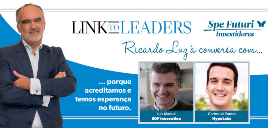 Luis Manuel, diretor executivo da EDP Innovation, e Carlos Lei Santos, CEO e cofundador da HypeLabs