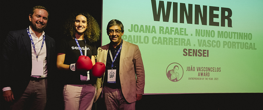Fundadores da Sensei vencem Prémio João Vasconcelos - Empreendedor do Ano 2021