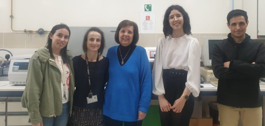 Equipa do projeto - (da esquerda para a direita) Solange Magalhães, Carla Varela, Graça Rasteiro, Catarina Fernandes e Luís Alves