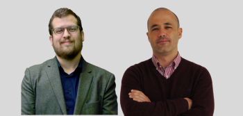 Afonso Gouveia e Pedro Moura, coordenadores do livro “Saúde Mental e o Trabalho”