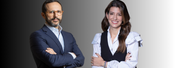 João Machado, presidente da Fundação Ageas, e Carolina Pita Negrão, diretora da Fundação MEO