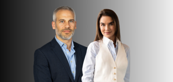 João Antunes, managing partner da Fieldfisher Portugal, e Roberta Jardim, sócia da Cescon Barrieu