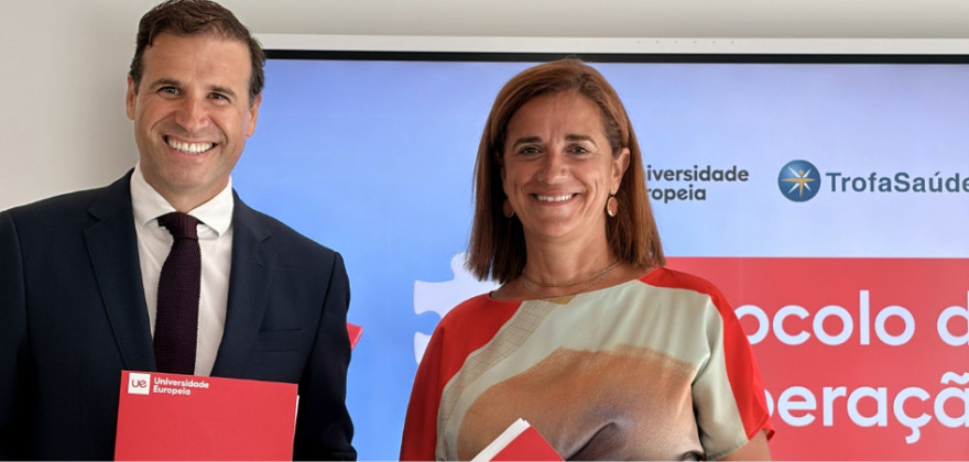 Armando Vieira, Administrador do grupo Trofa Saúde e Hélia Gonçalves Pereira, Reitora da Universidade Europeia