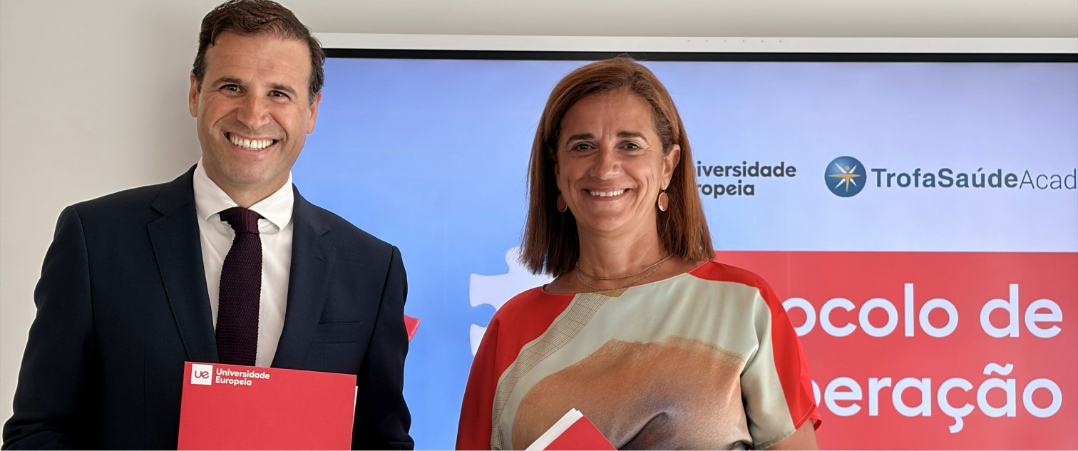 Armando Vieira, Administrador do grupo Trofa Saúde e Hélia Gonçalves Pereira, Reitora da Universidade Europeia