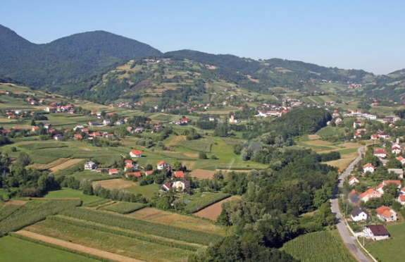 Banhos de floresta em Radoboj, Croácia