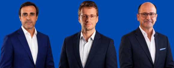 Manuel Queiroz Pereira, CEO do family office Zoom Investment, João de Sousa Aroso, fundador da Leadzai, e João Bento, ex-CEO dos CTT.