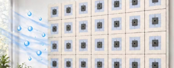 Papel de parede desenvolvido por pesquisadores da Universidade de Binghamton absorve a humidade do ar e gera eletricidade