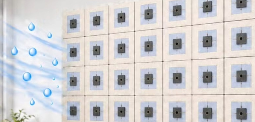 Papel de parede desenvolvido por pesquisadores da Universidade de Binghamton absorve a humidade do ar e gera eletricidade
