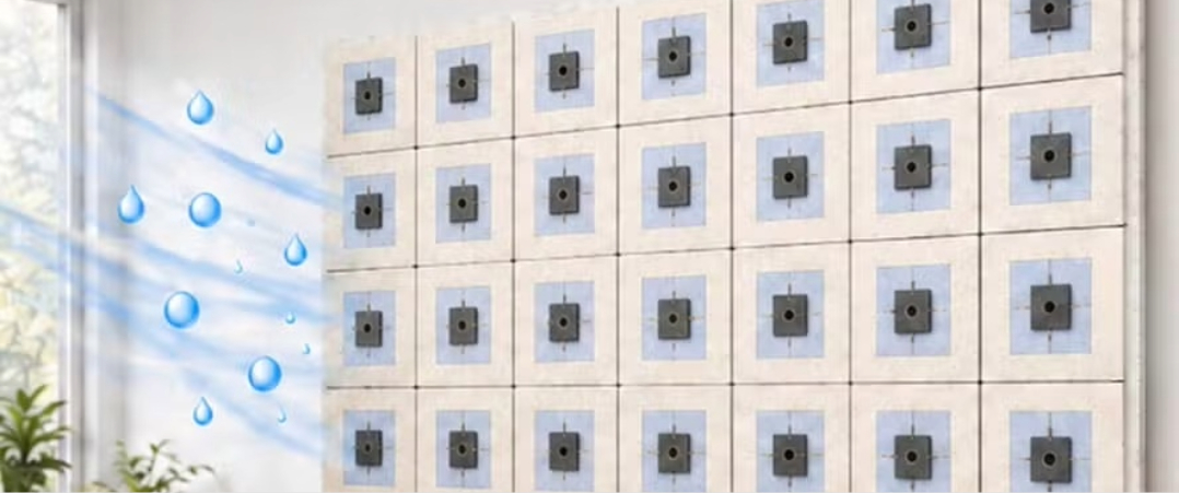 Papel de parede desenvolvido por pesquisadores da Universidade de Binghamton absorve a humidade do ar e gera eletricidade